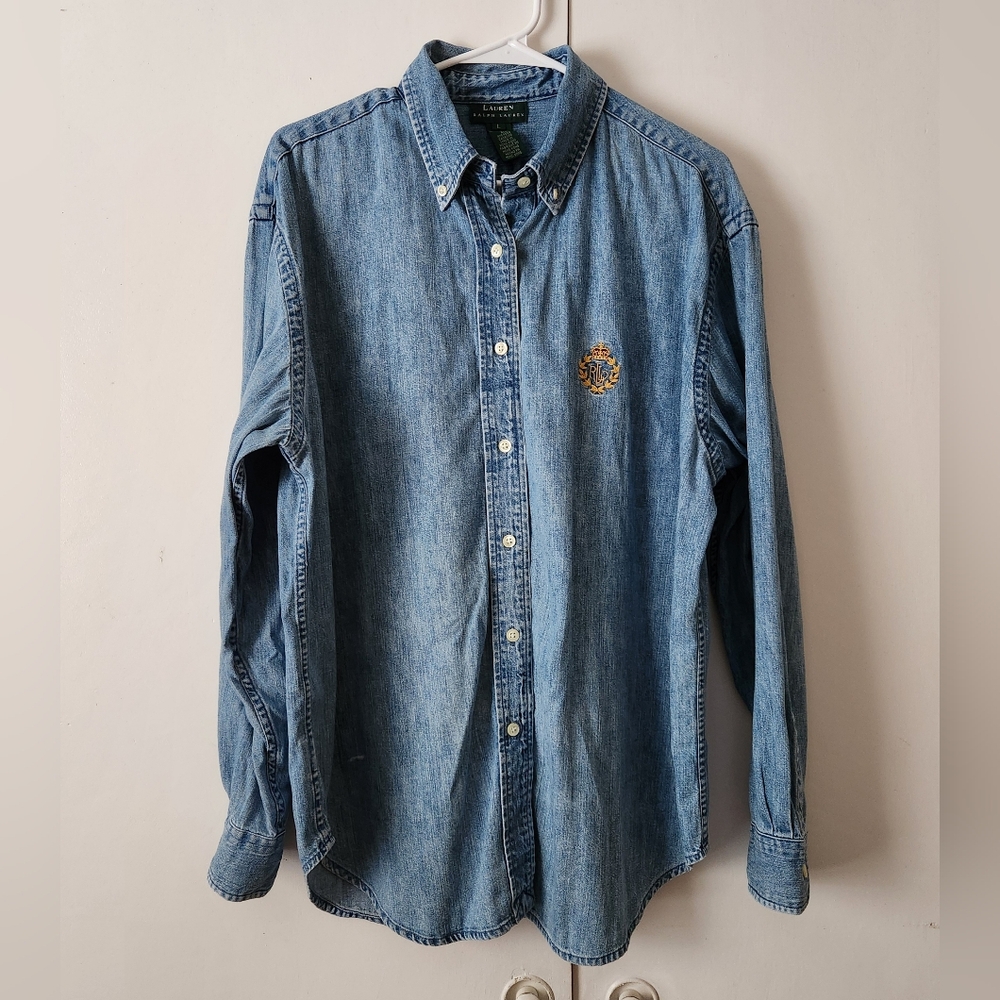 Ralph Lauren Denim Crest Long Sleeve Shirt